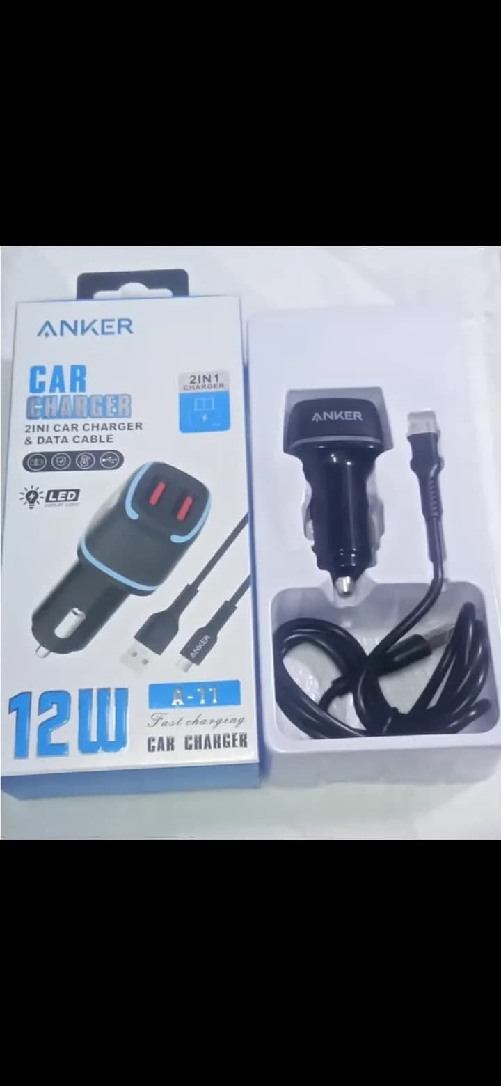 شاحن سيارة ANKER A-11 بقوة 12W