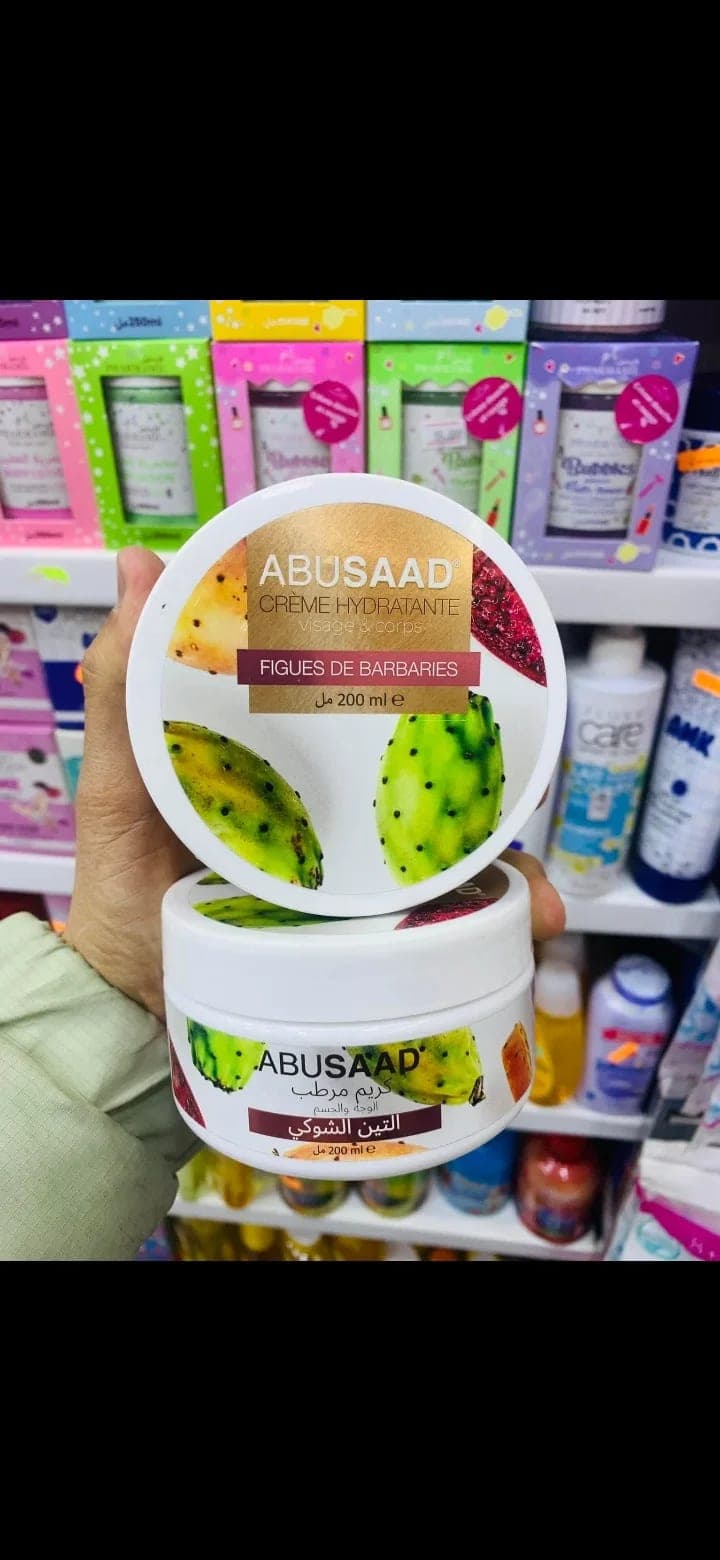كريم مرطب للوجه والجسم من ABUSAAD – بنكهة التين الشوكي